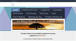 Desktop Screenshot of neworleansafg.org